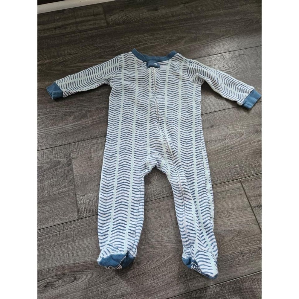 Burt's bees baby boy‎ footed sleeper 3-6 mos
